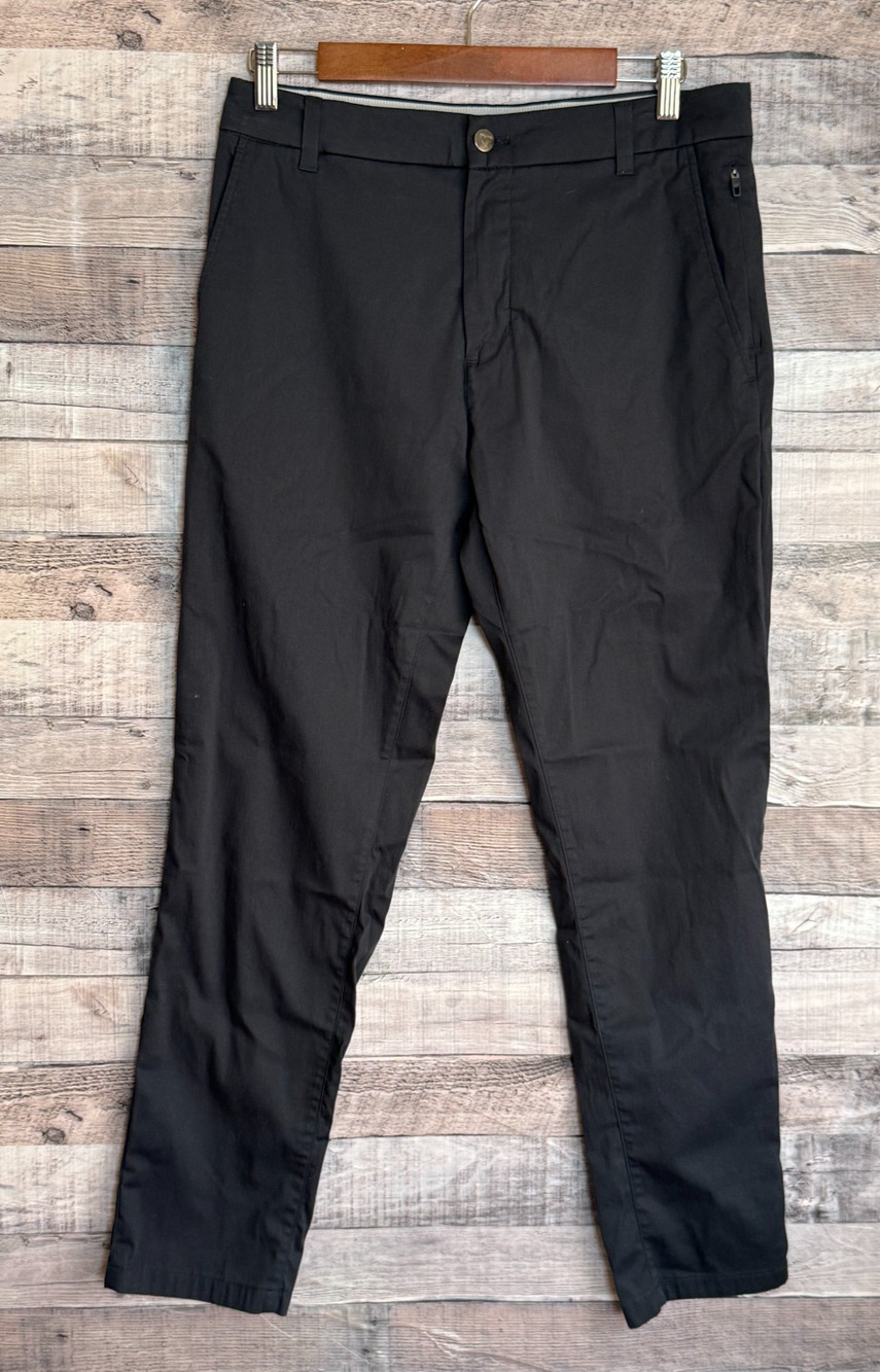 Birddogs Performance Chino Pants Mens 32x30 Black Stretch Preppy Golf